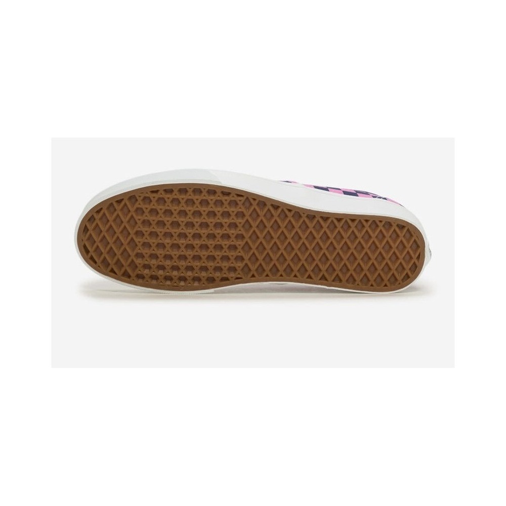 Vans Authentic Checkerboard Deep Indigo Pink Sneakers VN000EAD1VZ Womens 8.0 - Picture 5 of 6